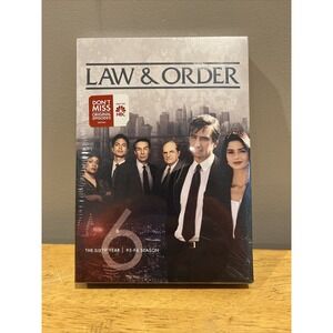 Law & Order: The Sixth Year‎ (DVD, 5-Disc) FACTORY SEALED BRAND NEW!!